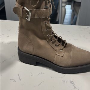 NWOT Sam Edelman suede combat boots